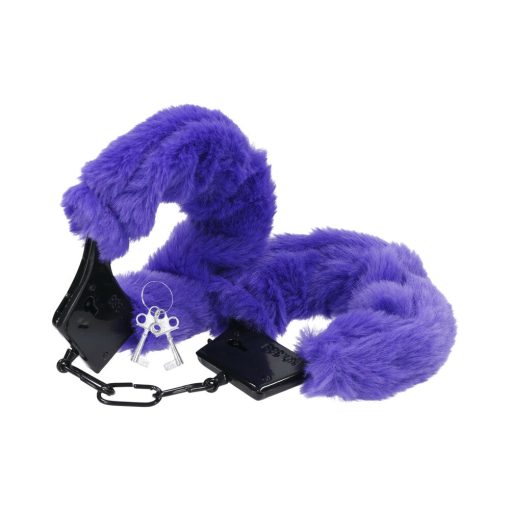 Merci Fluff Cuffs Violet - Image 2