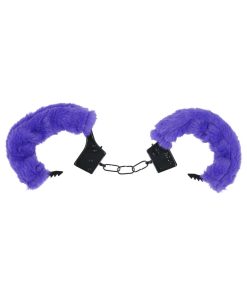 Merci Fluff Cuffs Violet