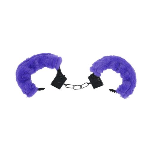 Merci Fluff Cuffs Violet - Image 3
