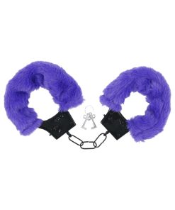 Merci Fluff Cuffs Violet