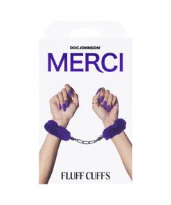Merci Fluff Cuffs Violet