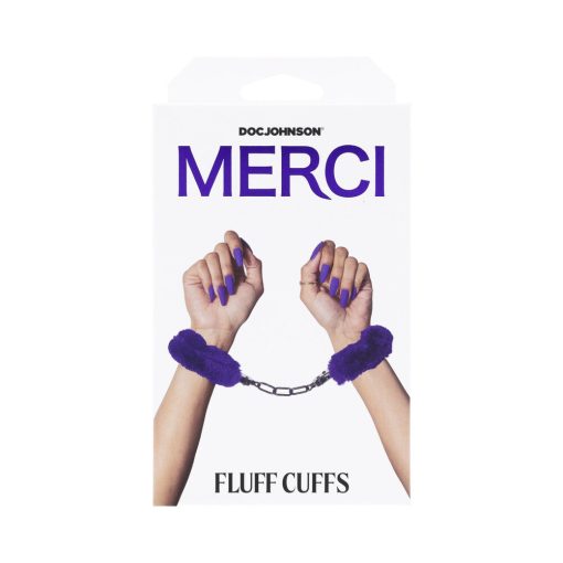 Merci Fluff Cuffs Violet - Image 6