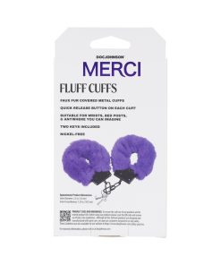Merci Fluff Cuffs Violet