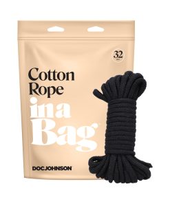 In A Bag Cotton Rope 32Ft Black