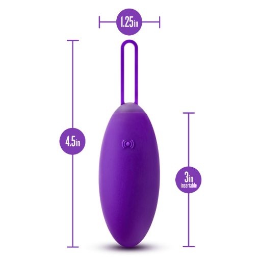 Wellness Imara Vibrating Egg With Remote Purple - Image 7