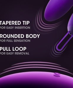 Wellness Imara Vibrating Egg With Remote Purple