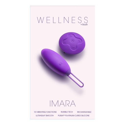 Wellness Imara Vibrating Egg With Remote Purple - Image 12