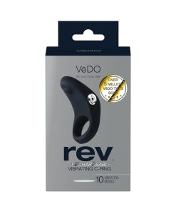 Vedo Rev Rechargeable Vibrating C-Ring Black
