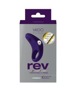 Vedo Rev Rechargeable Vibrating C-Ring Purple