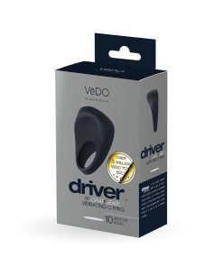 Vedo Driver Rechargeable Vibrating C-Ring Black