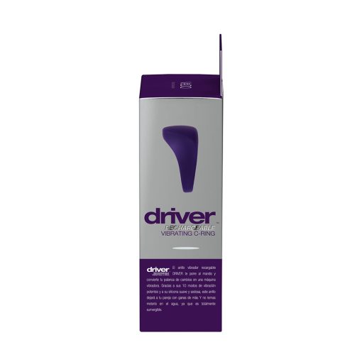 Vedo Driver Rechargeable Vibrating C-Ring Purple - Image 7