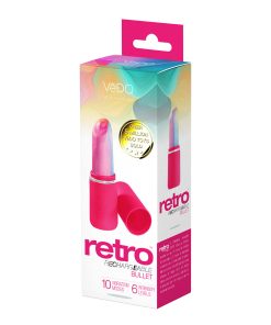 Vedo Retro Rechargeable Bullet Pink