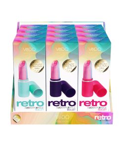 Vedo Retro Rechargeable Bullet Assort 12 Pc Display