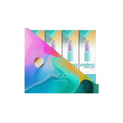 Vedo Retro Rechargeable Bullet Assort 12 Pc Display - Image 3