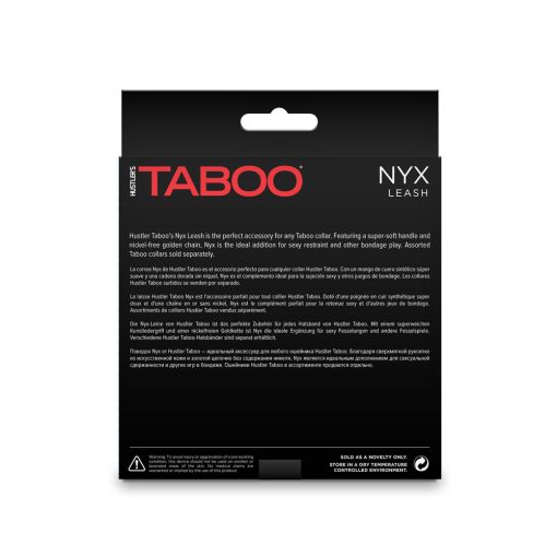 Hustler Taboo Nyx Leash Black - Image 3