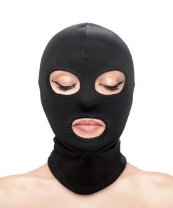 Hustler Taboo Eyes&Mouth Hood Black