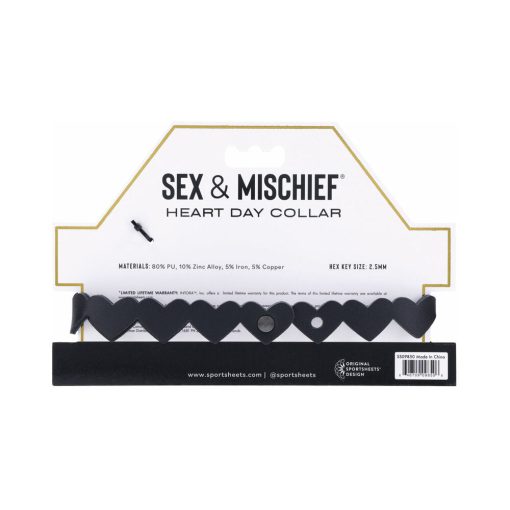 Sportsheets Sex & Mischief Heart Day Collar - Image 7