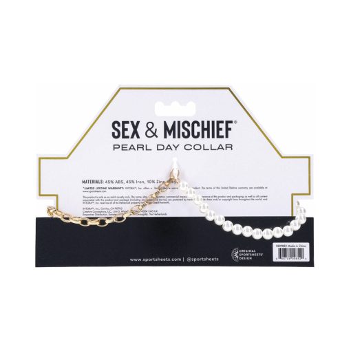 Sportsheets Sex & Mischief Pearl Day Collar - Image 8