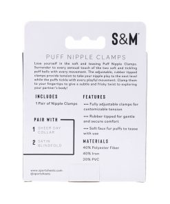 Sportsheets Sex & Mischief Puff Nipple Clamps