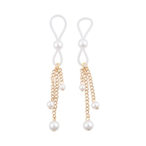 Sportsheets Sex & Mischief Pearl Nipple Ties - Image 3