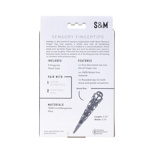 Sportsheets Sex & Mischief Sensory Fingertips Black - Image 7
