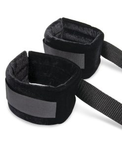 Lux Fetish Bondage Bed Strap And Flogger 4-Piece Kit