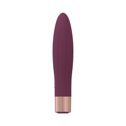 Loveline Fame 10 Speed Mini-Vibe Silicone Rechargeable Waterproof Burgundy - Image 2