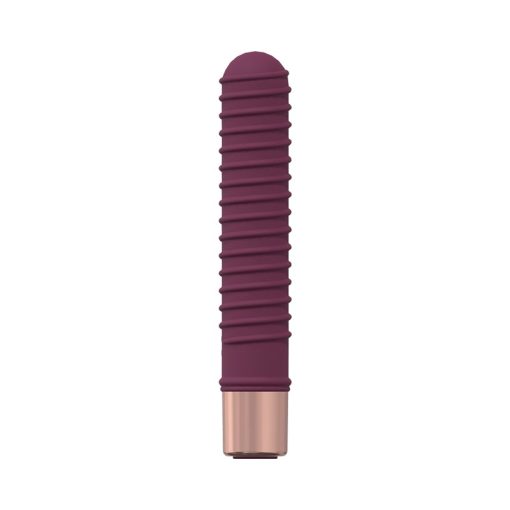 Loveline Poise 10 Speed Mini-Vibe Silicone Rechargeable Waterproof Burgundy - Image 2