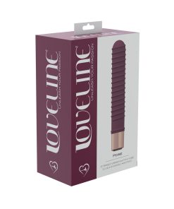 Loveline Poise 10 Speed Mini-Vibe Silicone Rechargeable Waterproof Burgundy