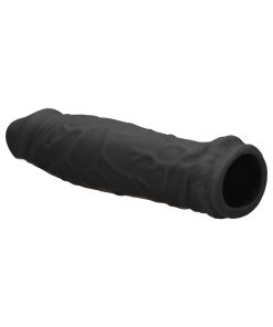 Realrock Skin 6 In. Penis Extender Sleeve Black