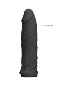 Realrock Skin 6 In. Penis Extender Sleeve Black