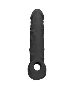 Realrock Skin 8 In. Penis Extender Sling Black