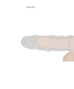 Realrock Skin 8 In. Penis Extender Sling Black