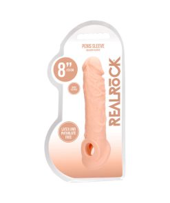 Realrock Skin 8 In. Penis Extender Sling Beige