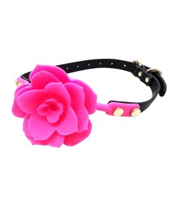 Ple'Sur Flower Ball Gag Breathable Silicone Pink