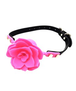 Ple'Sur Flower Ball Gag Breathable Silicone Pink