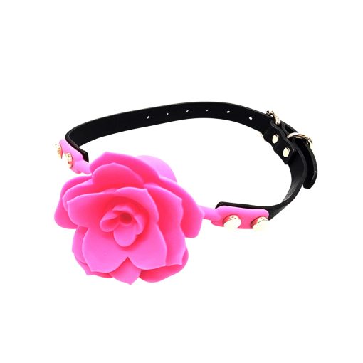 Ple'Sur Flower Ball Gag Breathable Silicone Pink - Image 4