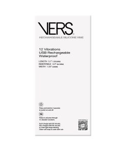 Vers Rechargeable Silicone P-Spot Vibe