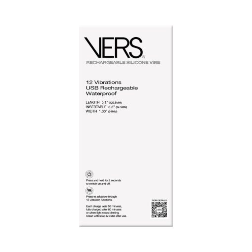Vers Rechargeable Silicone P-Spot Vibe - Image 5