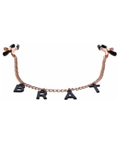 Sportsheets Sex & Mischief Brat Charmed Nipple Clamps