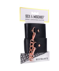 Sportsheets Sex & Mischief Brat Locking Cuffs