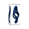 Zero Tolerance Ring Around The Rosy Rechargeable Vibrating Dual C-Ring Silicone Blue