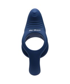 Zero Tolerance Ring Around The Rosy Rechargeable Vibrating Dual C-Ring Silicone Blue