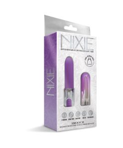 Nixie Smooch Rechargeable Lipstick Vibrator Purple Ombre