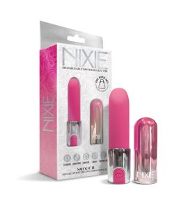 Nixie Smooch Rechargeable Lipstick Bullet Vibrator Pink Ombre