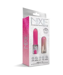 Nixie Smooch Rechargeable Lipstick Bullet Vibrator Pink Ombre