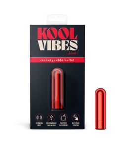 Kool Vibes Rechargeable Mini Bullet Cherry