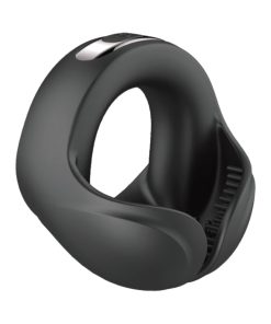 Cockpower Scrotum Hugger Cock Ring Black