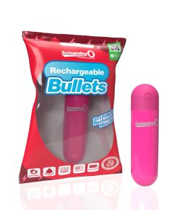 Screaming O Rechargeable Bullets In Candy Bowl 24Pcs Assorted