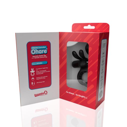Screaming O Remote Controlled Ohare Vibrating Ring Black - Image 2
